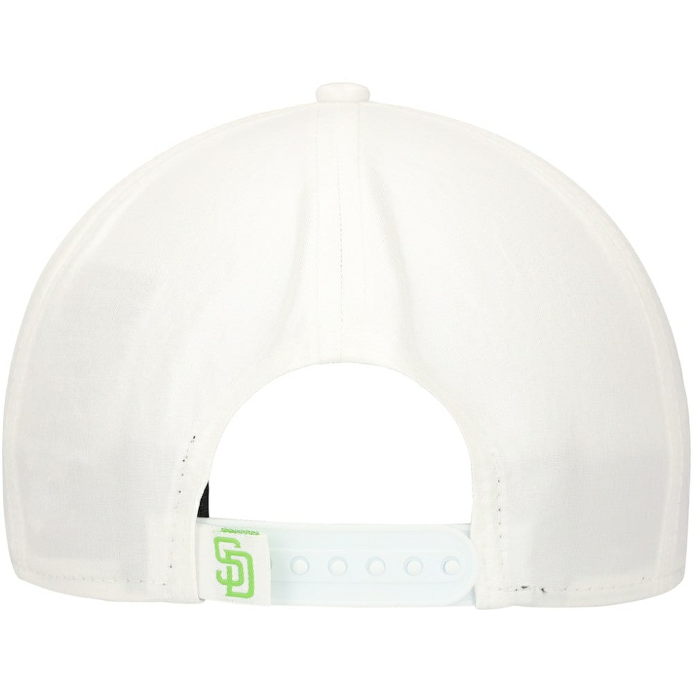 White San Diego Padres New Era Spring Spectrum Golfer Snapback Hat