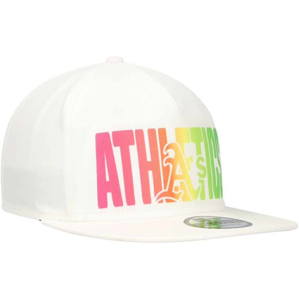 White Athletics New Era Spring Spectrum Golfer Snapback Hat