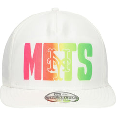White New York Mets New Era Spring Spectrum Golfer Snapback Hat