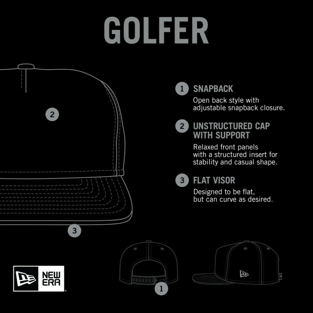 White New York Mets New Era Spring Spectrum Golfer Snapback Hat