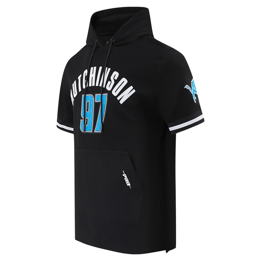 Aidan Hutchinson  Pro Standard Player Name & Number Hoodie T-Shirt - Detroit Lions Hoodies