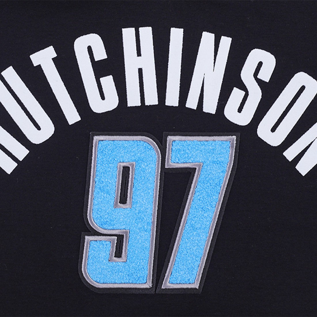Aidan Hutchinson  Pro Standard Player Name & Number Hoodie T-Shirt - Detroit Lions Hoodies