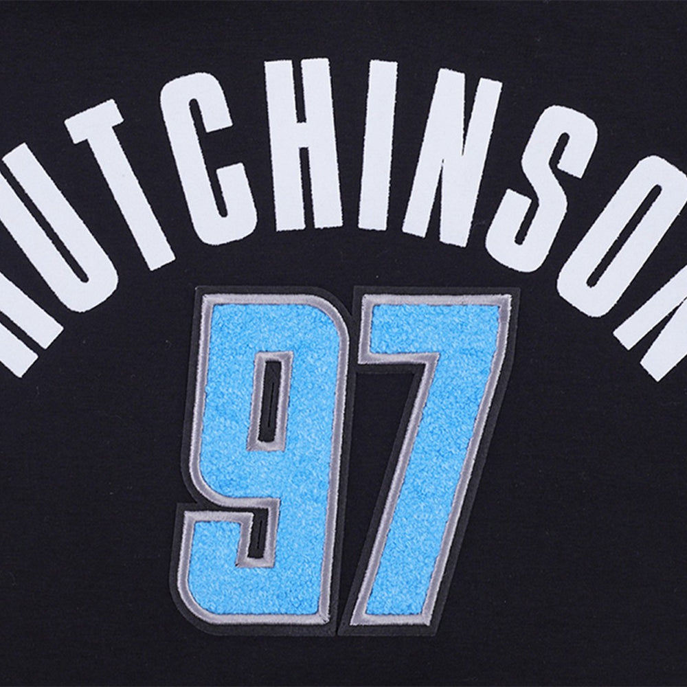 Aidan Hutchinson  Pro Standard Player Name & Number Hoodie T-Shirt - Detroit Lions Hoodies