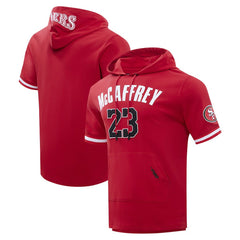 Christian McCaffrey  Pro Standard Player Name & Number Hoodie T-Shirt - San Francisco 49ers Hoodies