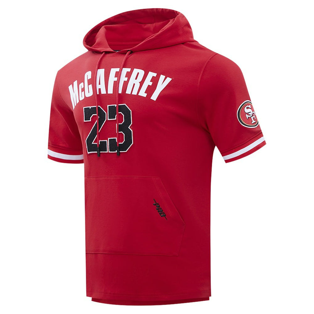Christian McCaffrey  Pro Standard Player Name & Number Hoodie T-Shirt - San Francisco 49ers Hoodies