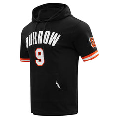 Joe Burrow  Pro Standard Player Name & Number Hoodie T-Shirt - Cincinnati Bengals Hoodies