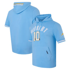Justin Herbert  Pro Standard Player Name & Number Hoodie T-Shirt - Los Angeles Chargers Hoodies