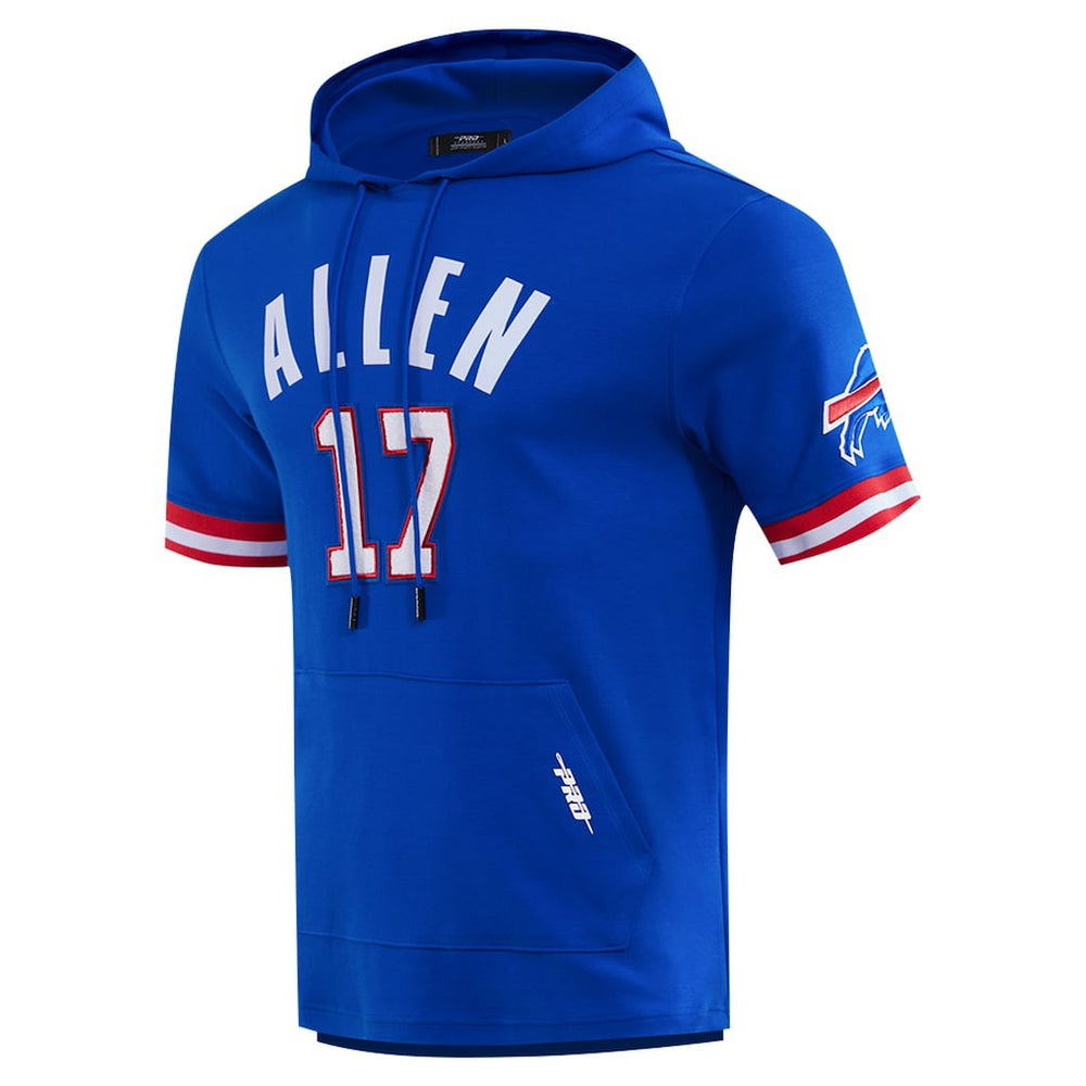 Josh Allen  Pro Standard Player Name & Number Hoodie T-Shirt - Buffalo Bills Hoodies