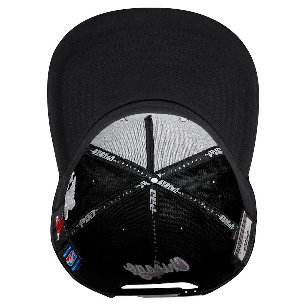 Chicago Bulls Pro Standard Paint the City Pinch Front Snapback Hat