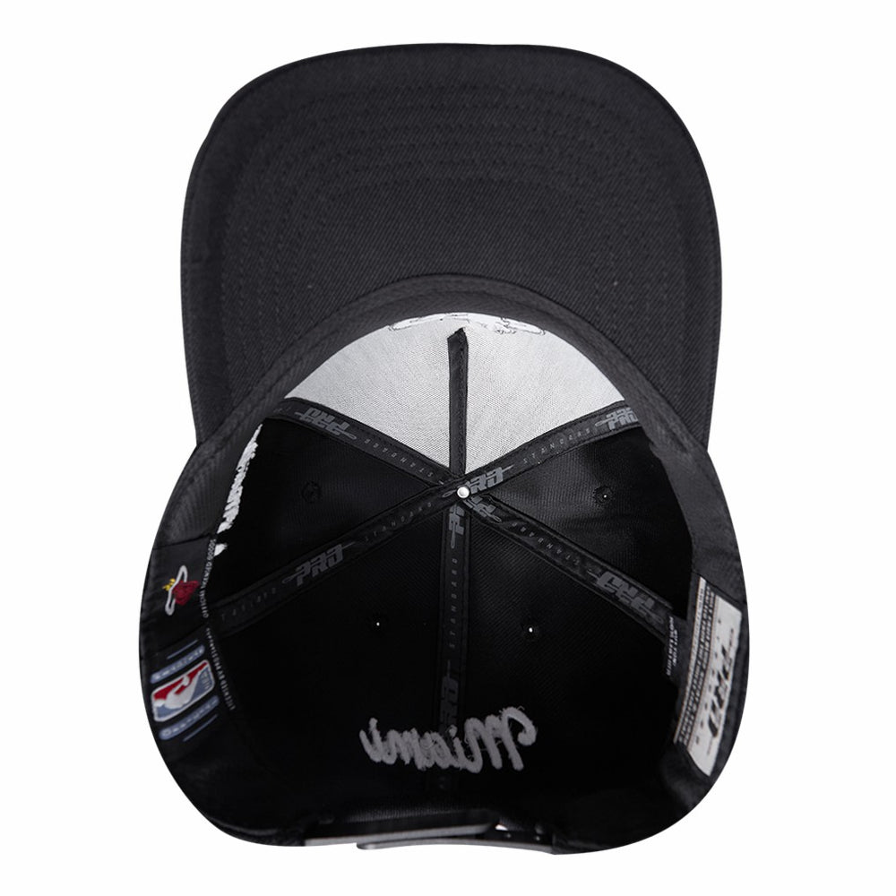 Miami Heat Pro Standard Paint the City Pinch Front Snapback Hat