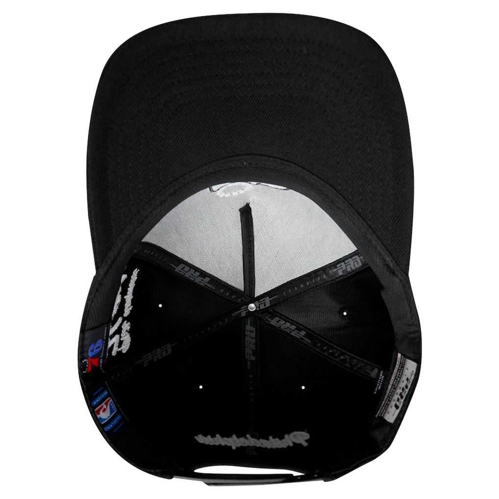 Philadelphia 76ers Pro Standard Paint the City Pinch Front Snapback Hat