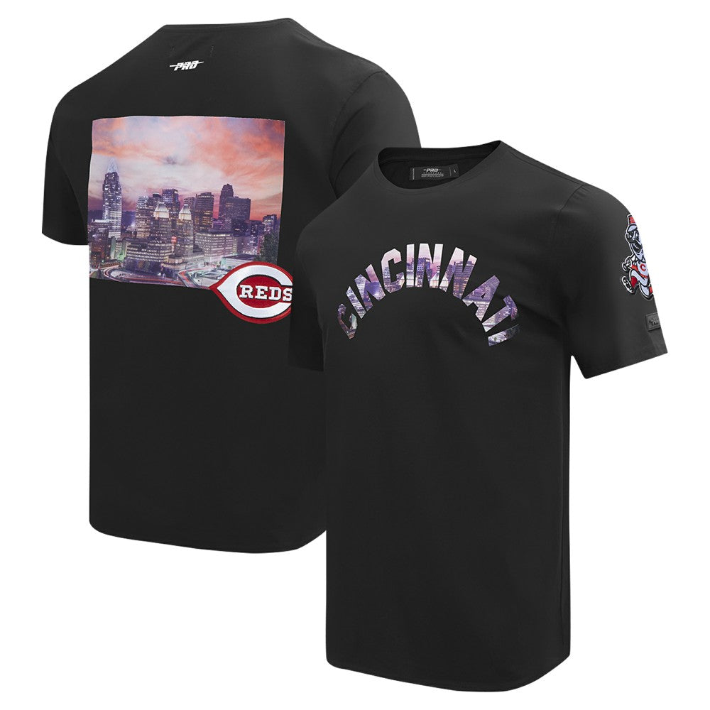 Black Cincinnati Reds Pro Standard Cityscape T-Shirt