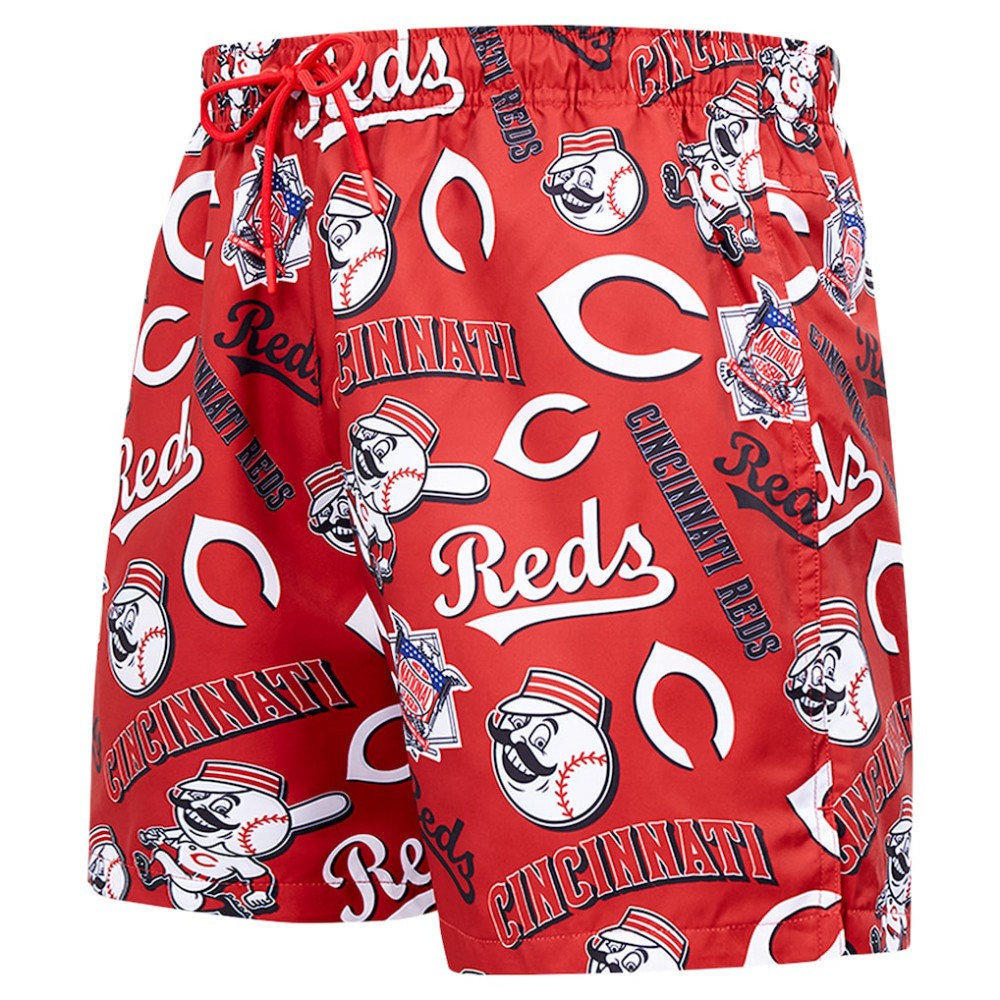 Black Cincinnati Reds Pro Standard Toss Logo Woven Shorts