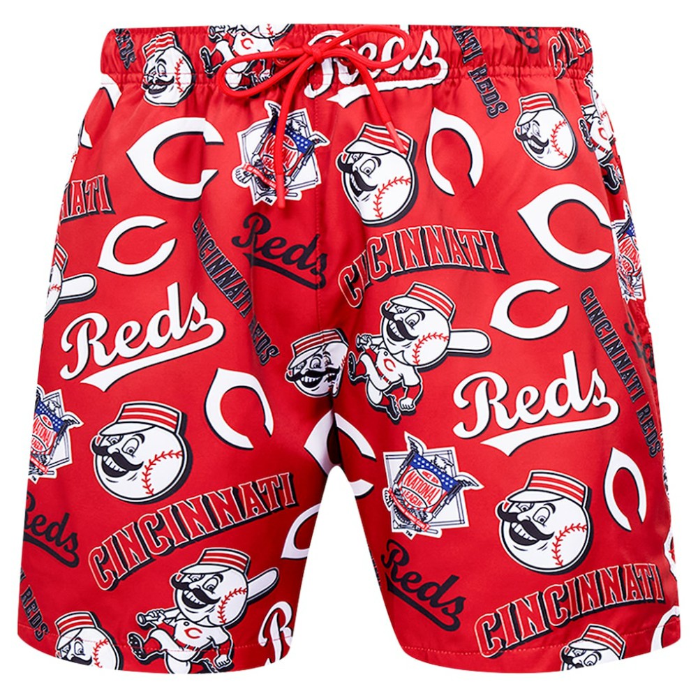 Black Cincinnati Reds Pro Standard Toss Logo Woven Shorts