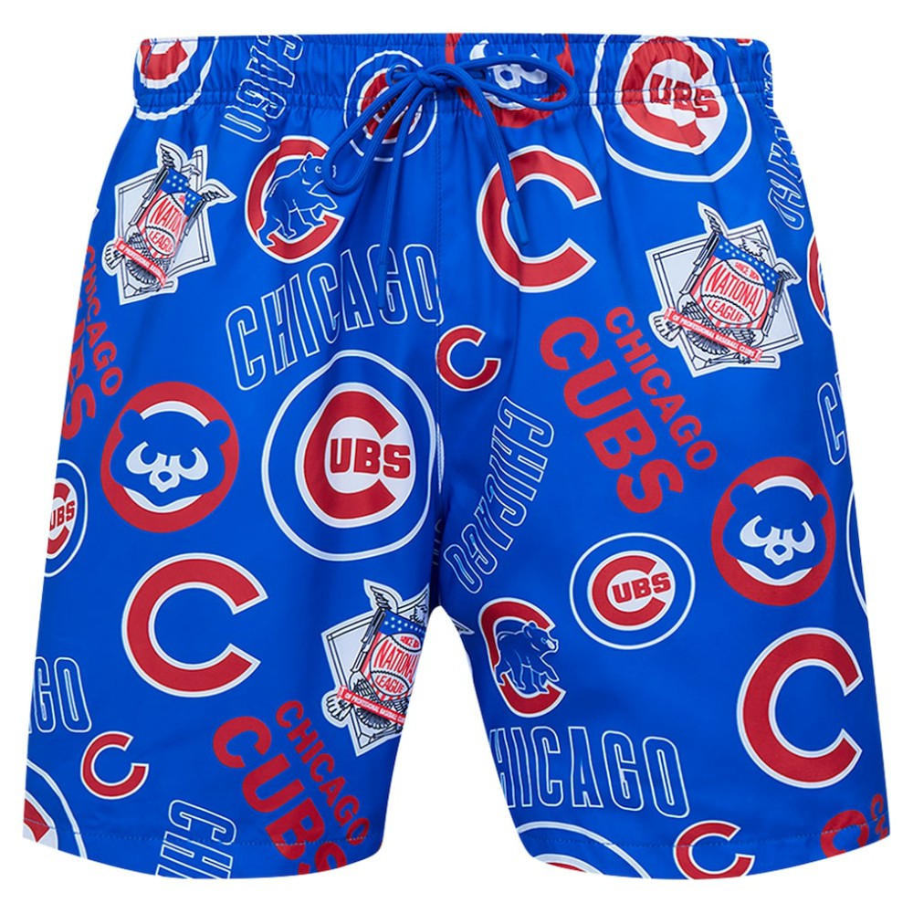 Royal Chicago Cubs Pro Standard Toss Logo Woven Shorts