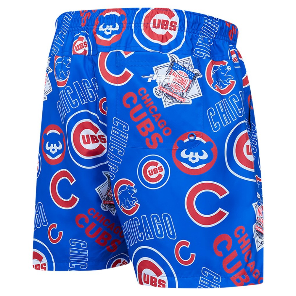 Royal Chicago Cubs Pro Standard Toss Logo Woven Shorts