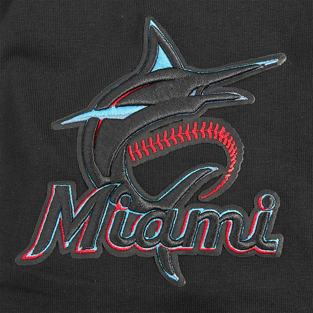 Black Miami Marlins Pro Standard Oversized City Tour T-Shirt