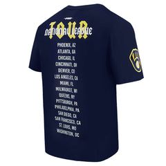 Navy Milwaukee Brewers Pro Standard Oversized City Tour T-Shirt