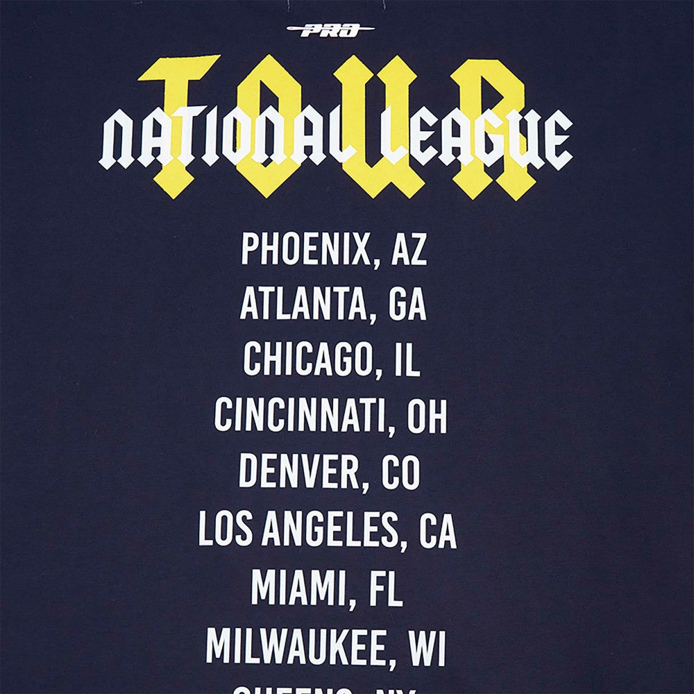 Navy Milwaukee Brewers Pro Standard Oversized City Tour T-Shirt