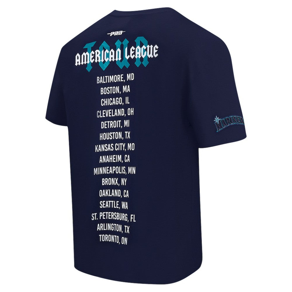 Navy Seattle Mariners Pro Standard Oversized City Tour T-Shirt