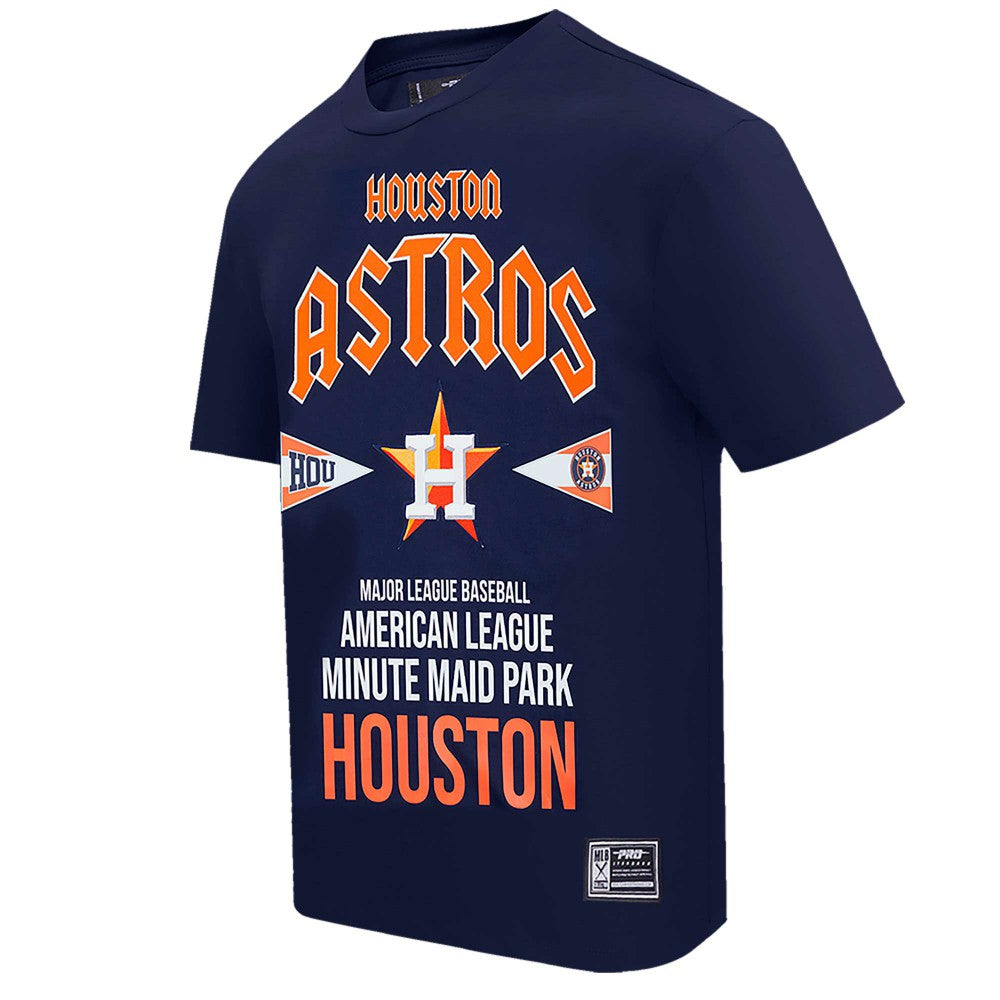 Navy Houston Astros Pro Standard Oversized City Tour T-Shirt
