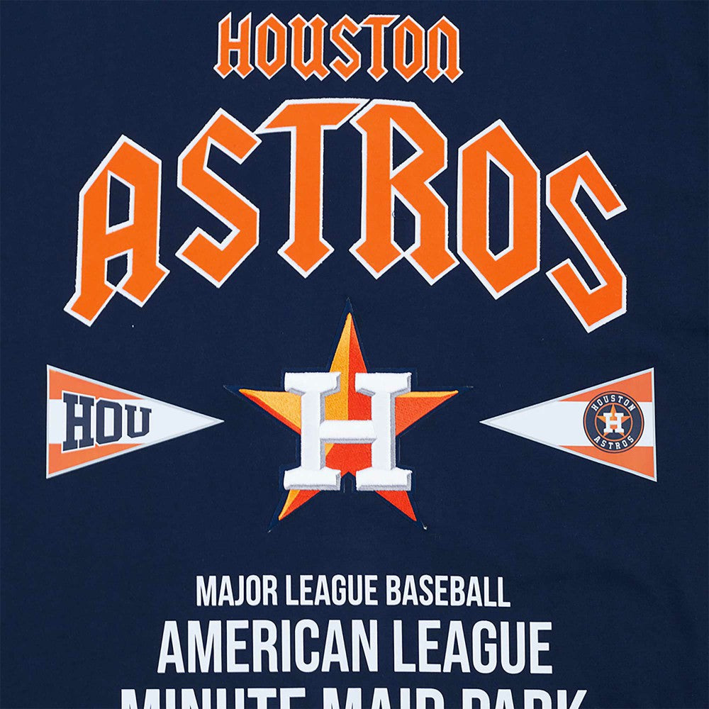 Navy Houston Astros Pro Standard Oversized City Tour T-Shirt