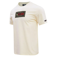 Cream St. Louis Cardinals Pro Standard Club Member Badge T-Shirt