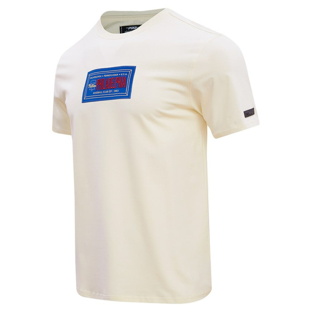 Cream Philadelphia Phillies Pro Standard Club Member Badge T-Shirt