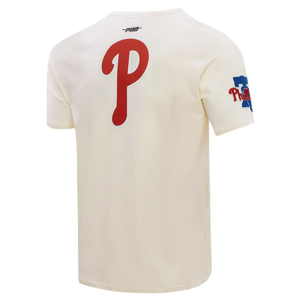 Cream Philadelphia Phillies Pro Standard Club Member Badge T-Shirt