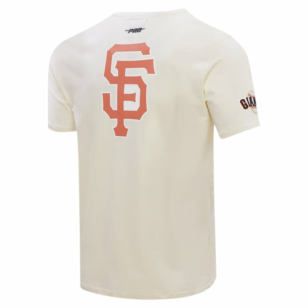 Cream San Francisco Giants Pro Standard Club Member Badge T-Shirt