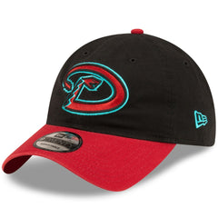Black/Red Arizona Diamondbacks New Era Road Replica Core Classic 9TWENTY Adjustable Hat