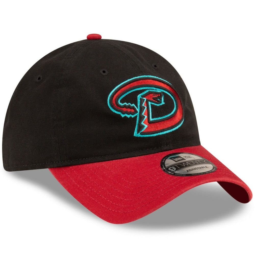 Black/Red Arizona Diamondbacks New Era Road Replica Core Classic 9TWENTY Adjustable Hat