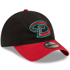 Black/Red Arizona Diamondbacks New Era Road Replica Core Classic 9TWENTY Adjustable Hat
