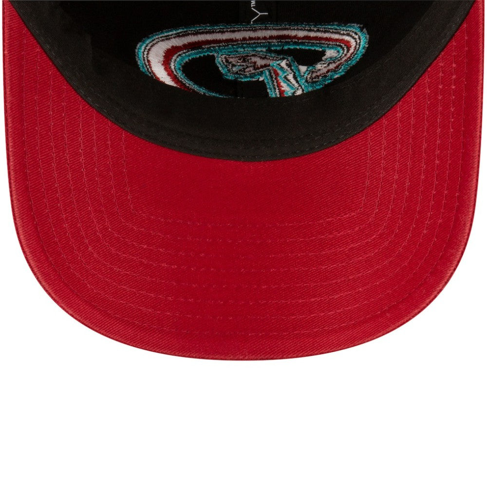 Black/Red Arizona Diamondbacks New Era Road Replica Core Classic 9TWENTY Adjustable Hat