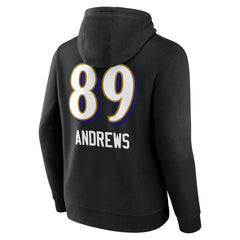 Mark Andrews  Team Wordmark Player Name & Number Pullover Hoodie - Baltimore Ravens Hoodies