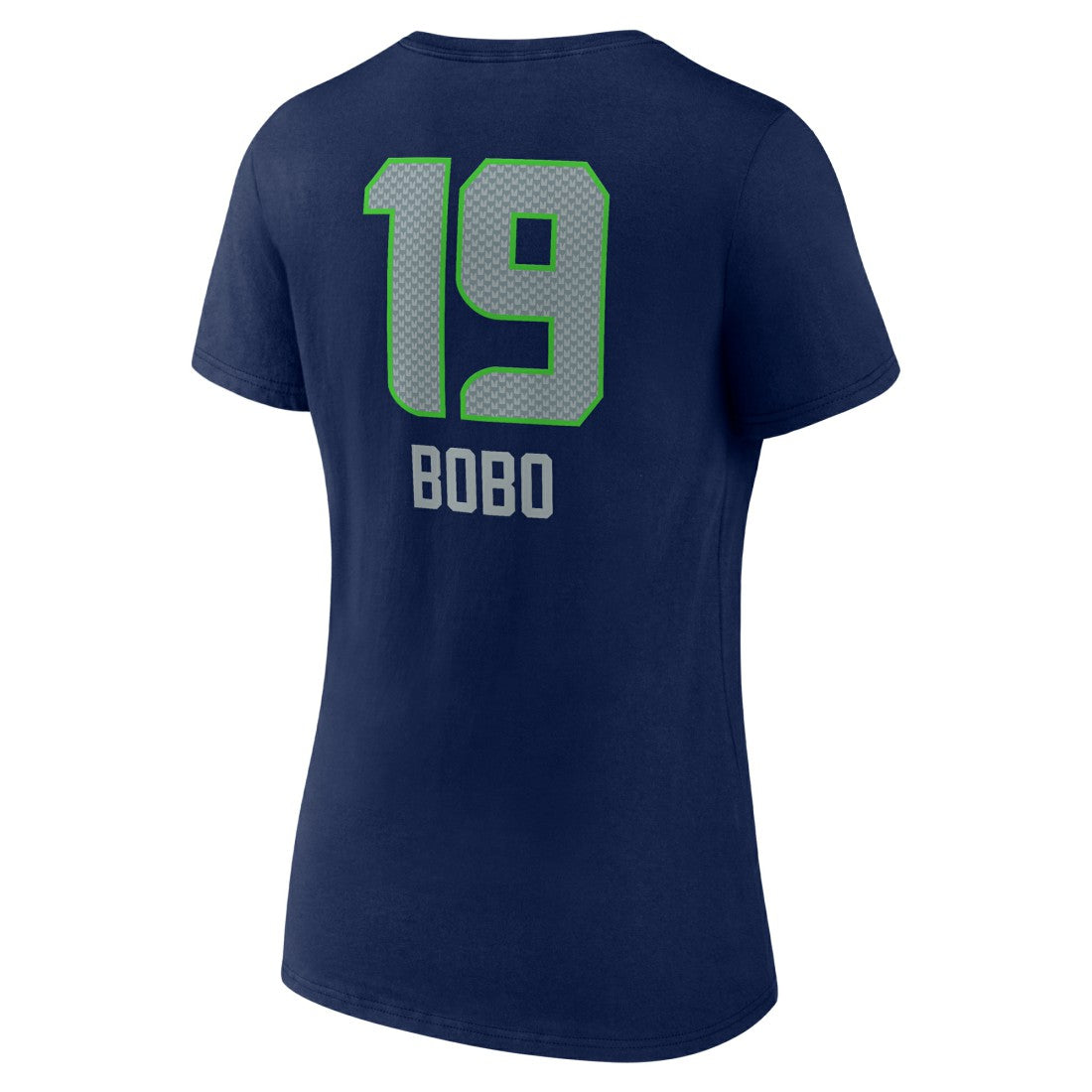 Jake Bobo  Women's Team Wordmark Player Name & Number V-Neck T-Shirt - Seattle Seahawks T-shirts