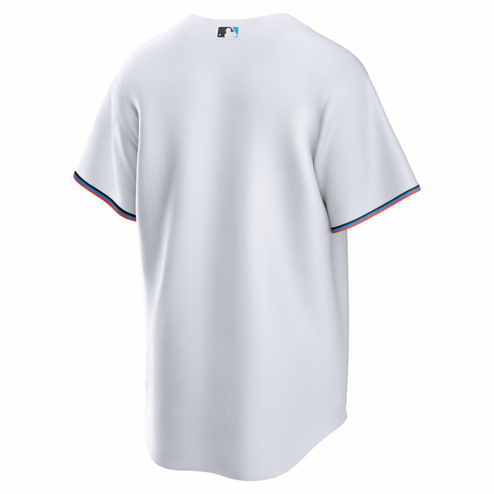 White Miami Marlins Nike Home Big & Tall Replica Jersey
