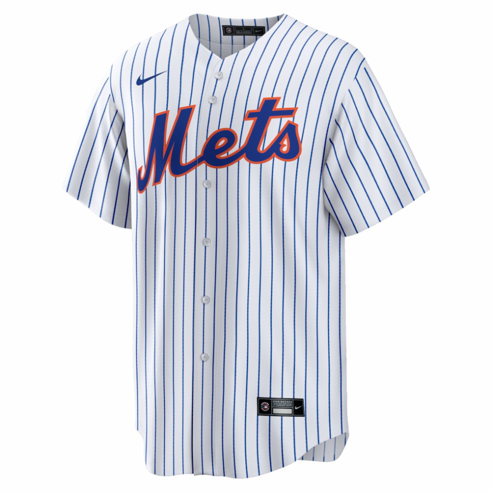 White New York Mets Nike Home Big & Tall Replica Jersey