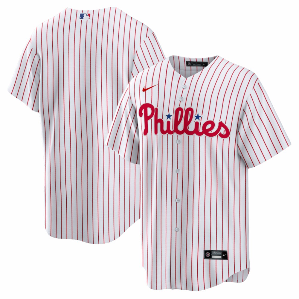 White Philadelphia Phillies Nike Home Big & Tall Replica Jersey