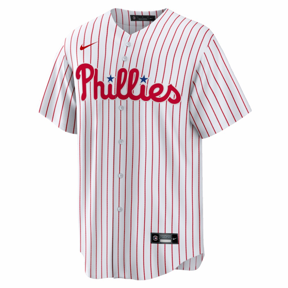 White Philadelphia Phillies Nike Home Big & Tall Replica Jersey