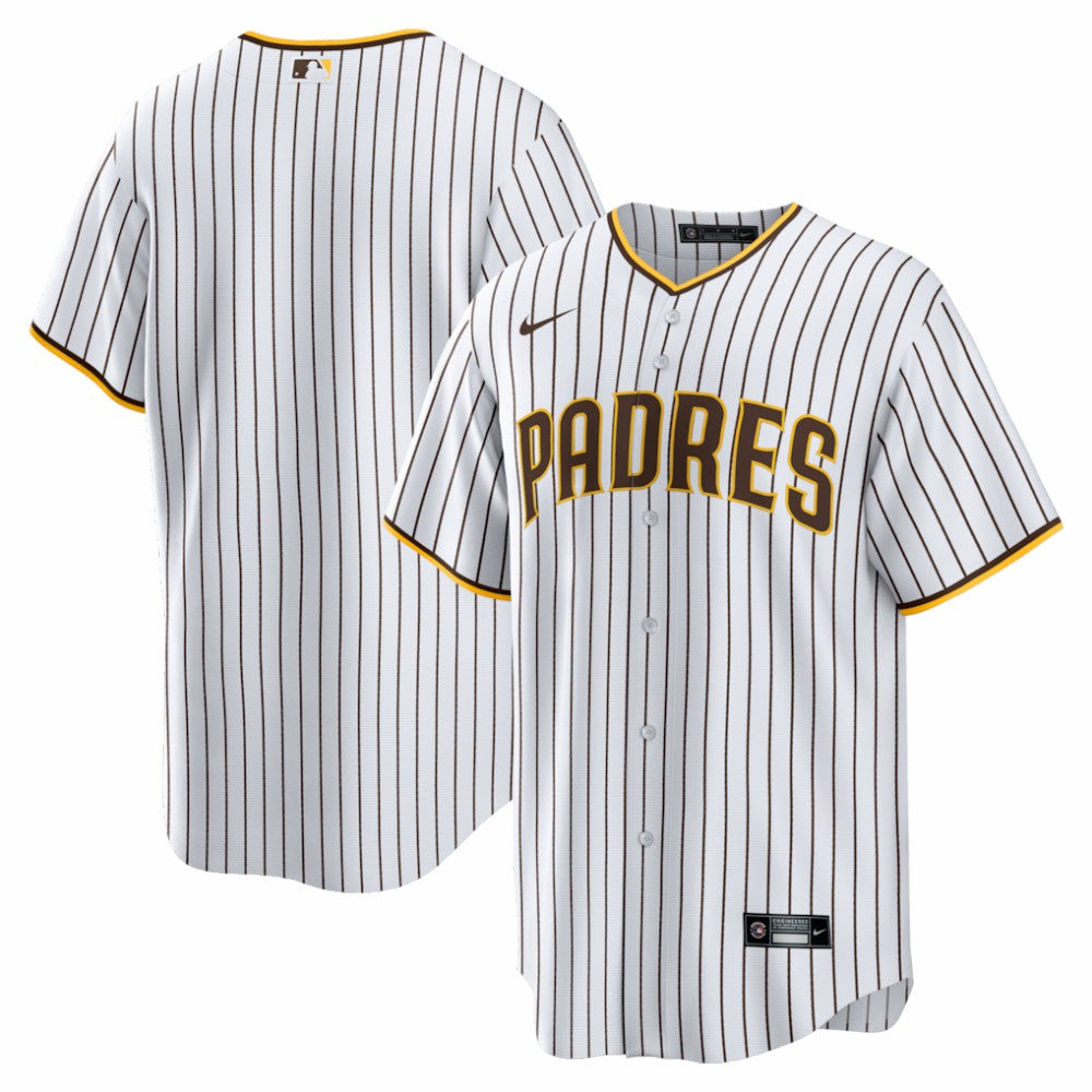 White San Diego Padres Nike Home Big & Tall Replica Jersey