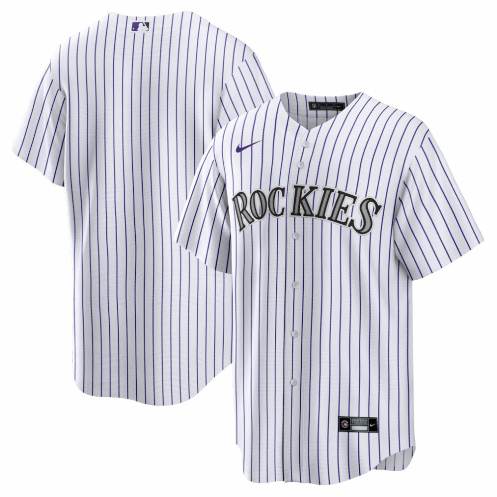 White Colorado Rockies Nike Home Big & Tall Replica Jersey