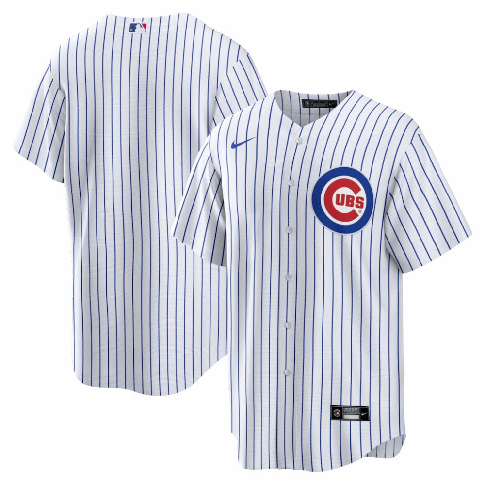 White Chicago Cubs Nike Home Big & Tall Replica Jersey