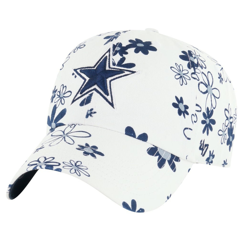 '47 Girls Youth Daisy Delight Clean Up Adjustable Hat - Dallas Cowboys Hats