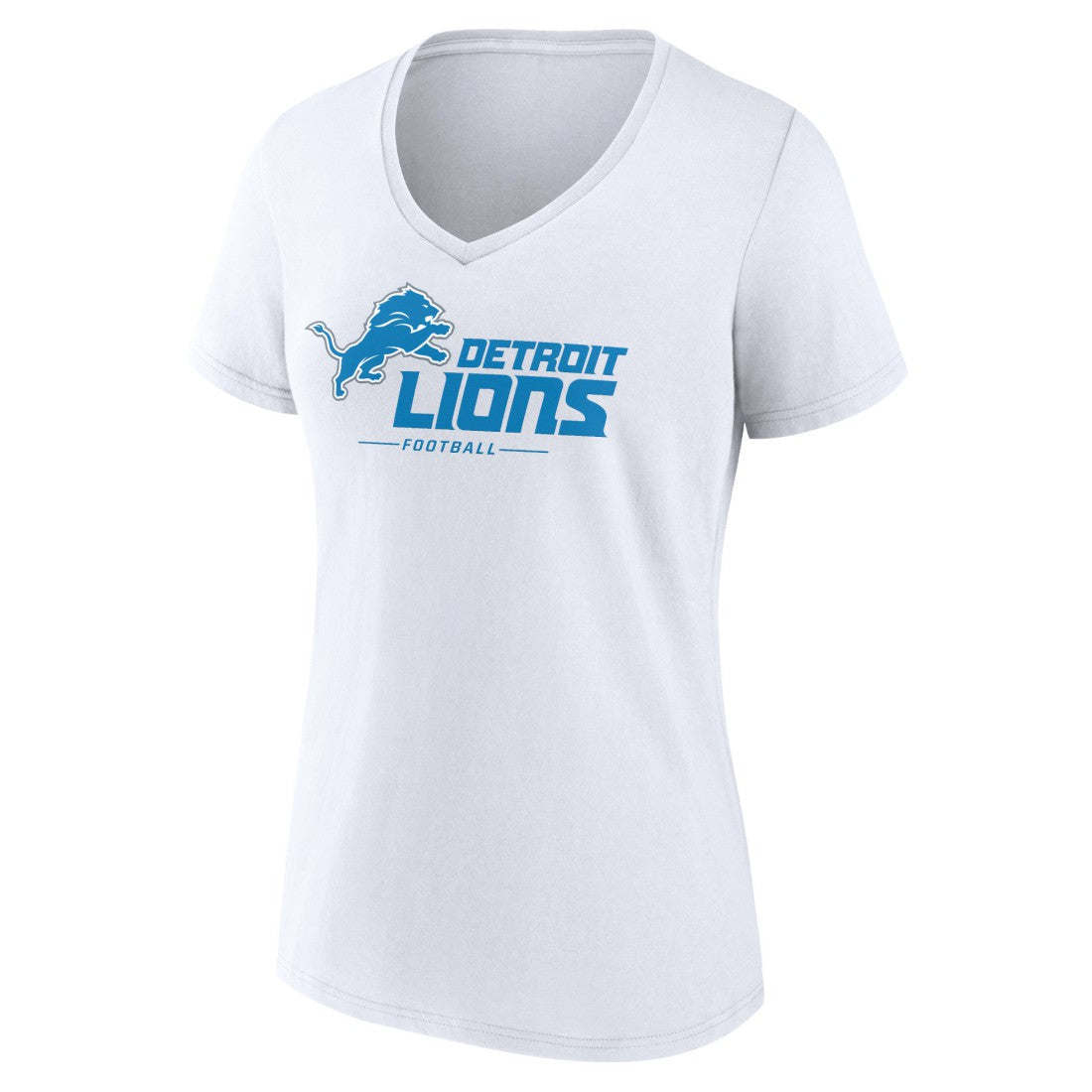 Women's Lock Up V-Neck T-Shirt - Detroit Lions T-shirts