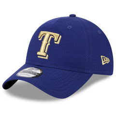 Royal Texas Rangers New Era 2024 Gold Collection 9TWENTY Adjustable Hat
