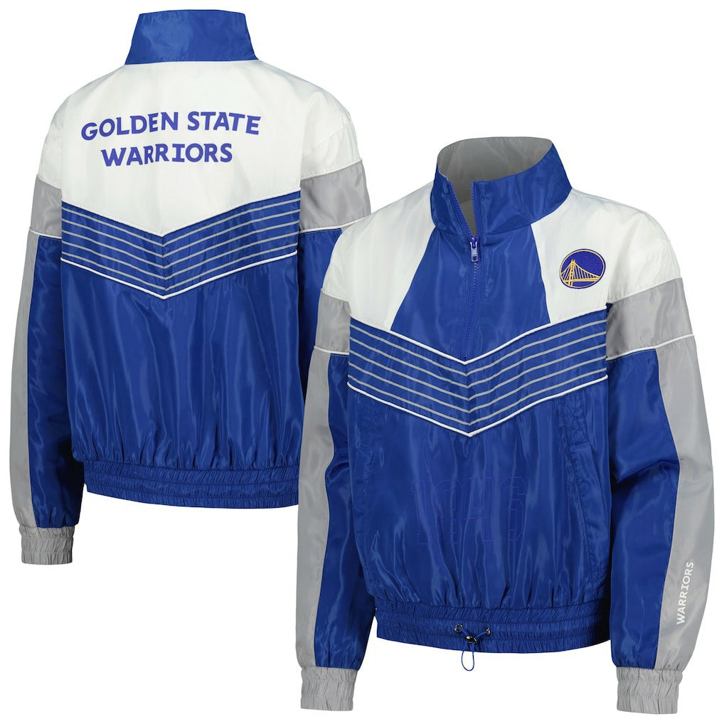 Golden State Warriors The Wild Collective Women's Courtside Half-Zip Track Jacket sale