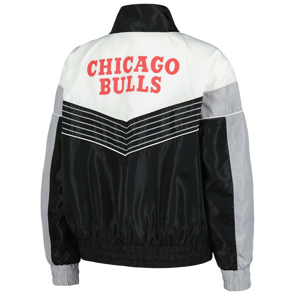 Chicago Bulls The Wild Collective Women's Courtside Half-Zip Track Jacket