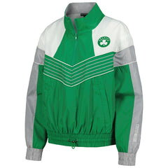 Boston Celtics The Wild Collective Women's Courtside Half-Zip Track Jacket