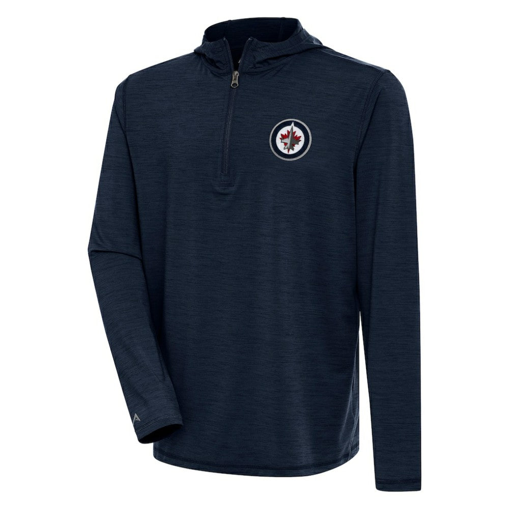 NHL Winnipeg Jets Antigua Tidy Quarter-Zip Pullover Hoodie